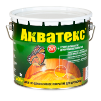 Продажа пропитка защитно-декор. "акватекс" белый 3 л (-10°c) в Нефтекамске  в интернет-магазине Vseizdereva