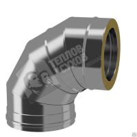 Продажа отвод сэндвич (нерж.430) d120/180х0,8/0,5х87° (теплов и сухов) в Нефтекамске  в интернет-магазине Vseizdereva