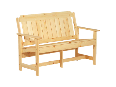 Продаем скамейка садовая со спинкой (лиственница) 1375х550х920 "дачная" в Нефтекамске по доступным ценам.