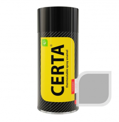 Продаем эмаль термостойкая "certa" (аэрозольный баллон) серебристая 520мл (-30°c) в Нефтекамске по доступным ценам.
